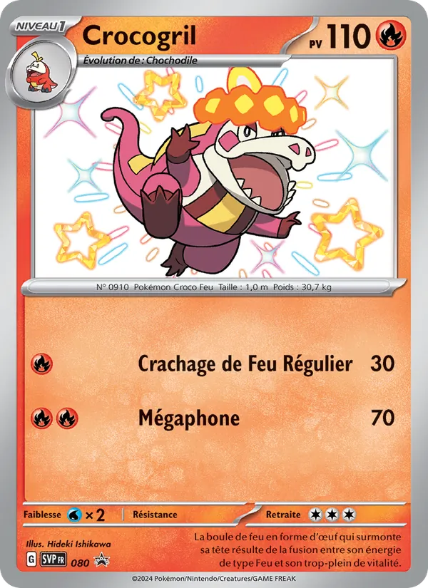 Carte Crocogril de l'extension SVP Black Star Promos, numéro 080/225