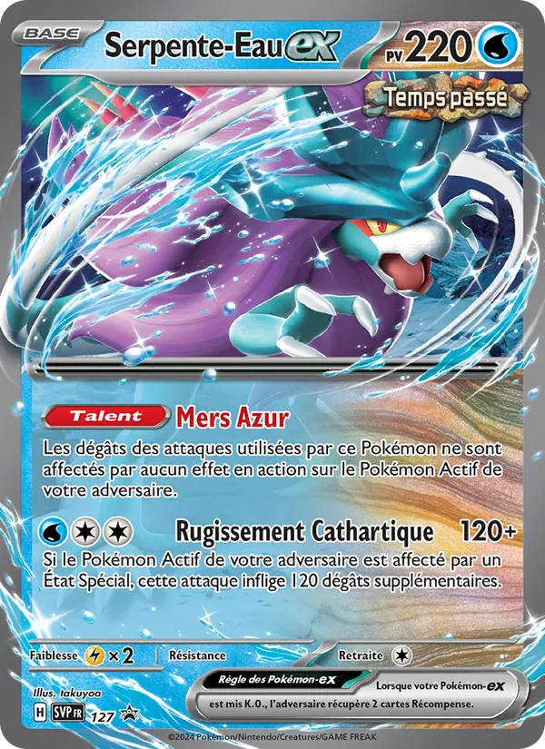 Carte Serpente-Eau-ex de l'extension SVP Black Star Promos, numéro 127/225