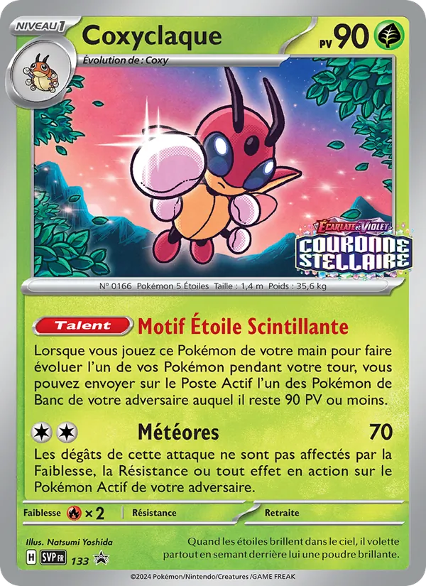 Carte Coxyclaque de l'extension SVP Black Star Promos, numéro 133/225