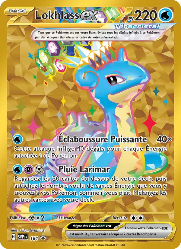 Carte Lokhlass-ex de l'extension SVP Black Star Promos, numéro 164/225