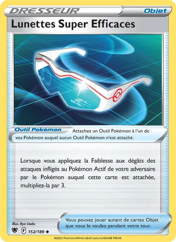 Carte Lunettes Super Efficaces de l'extension Astres Radieux, numéro 152/189