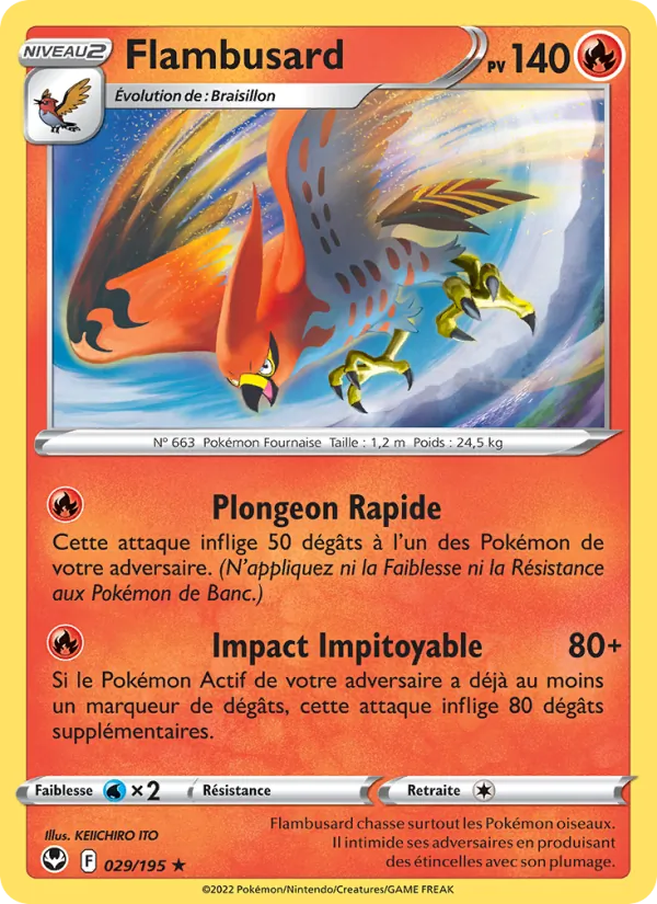 Carte Flambusard de l'extension Tempête Argentée, numéro 029/195