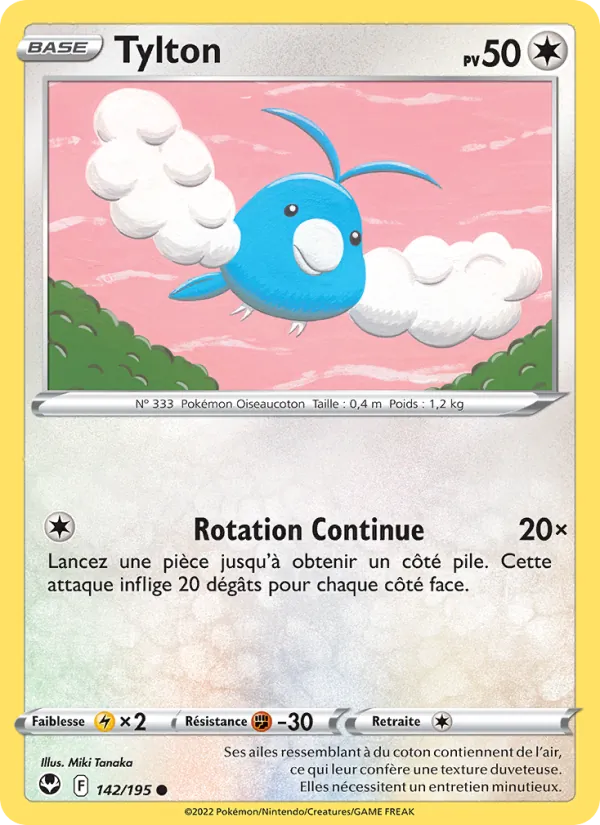 Carte Tylton de l'extension Tempête Argentée, numéro 142/195