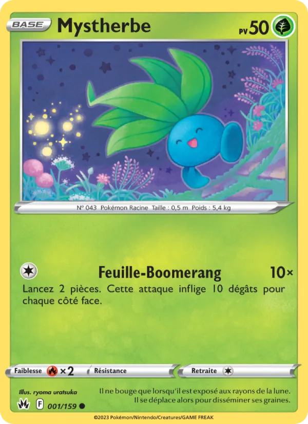 Carte Mystherbe de l'extension Zénith Suprême, numéro 001/159