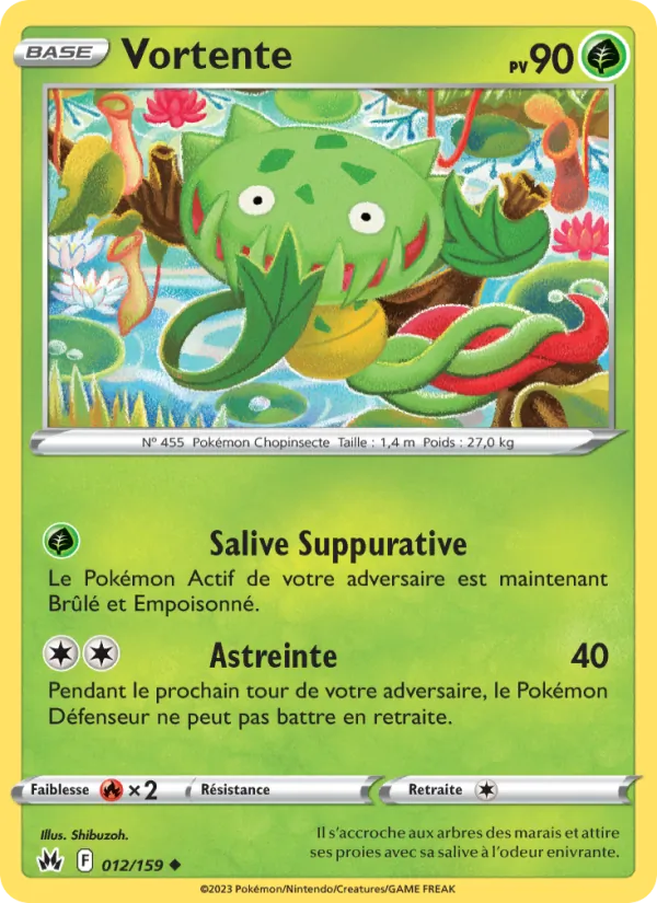 Carte Vortente de l'extension Zénith Suprême, numéro 012/159