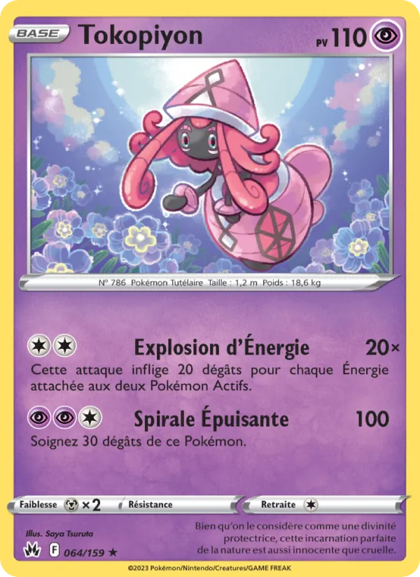 Carte Tokopiyon de l'extension Zénith Suprême, numéro 064/159