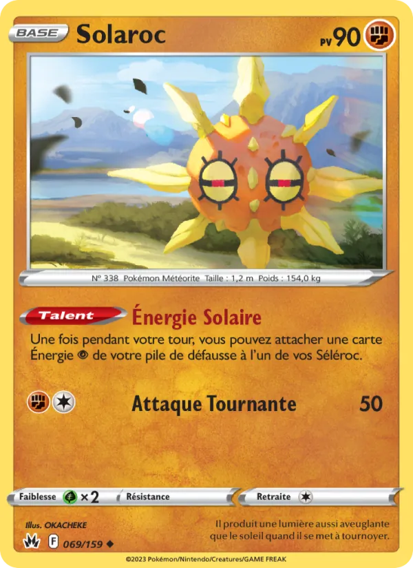 Carte Solaroc de l'extension Zénith Suprême, numéro 069/159