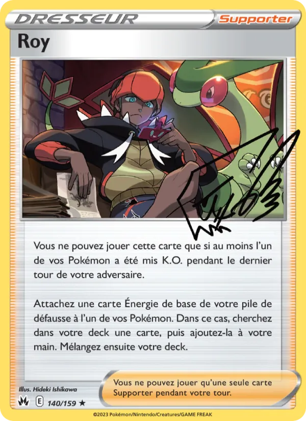 Carte Roy de l'extension Zénith Suprême, numéro 140/159