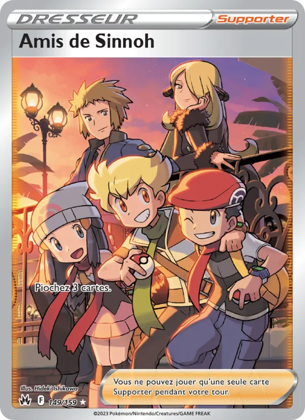 Carte Amis de Sinnoh de l'extension Zénith Suprême, numéro 149/159
