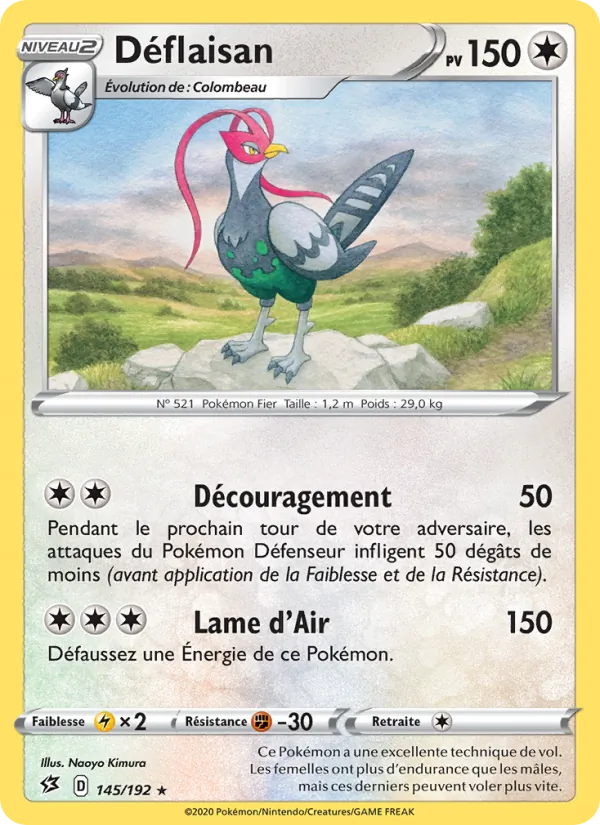 Carte Déflaisan de l'extension Clash des Rebelles, numéro 145/192