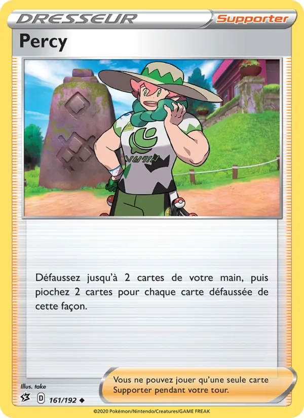 Carte Percy de l'extension Clash des Rebelles, numéro 161/192