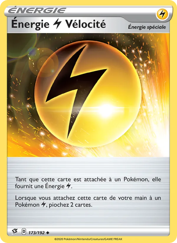 Carte Énergie Lightning Vélocité de l'extension Clash des Rebelles, numéro 173/192