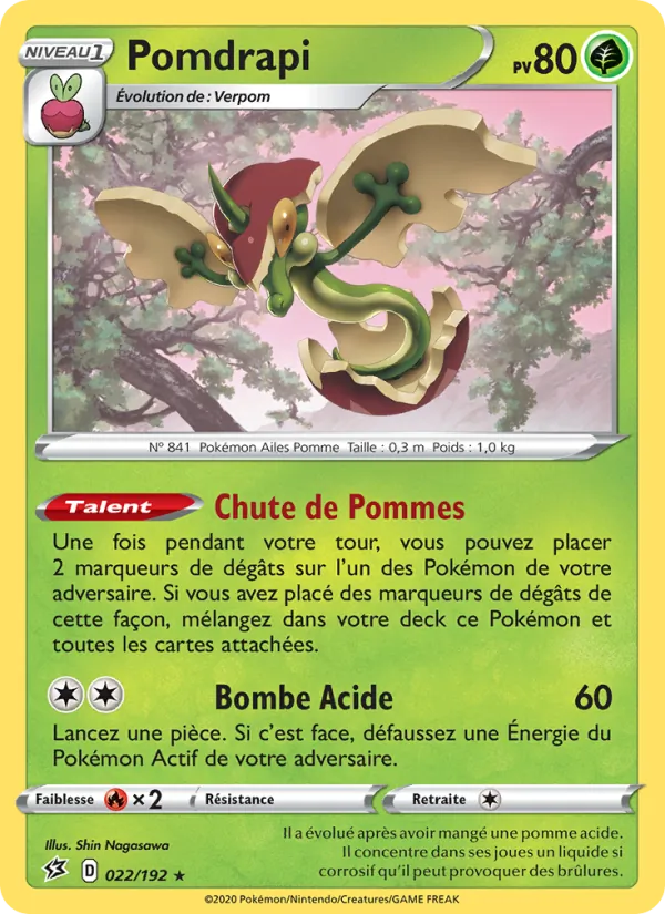 Carte Pomdrapi de l'extension Clash des Rebelles, numéro 22/192