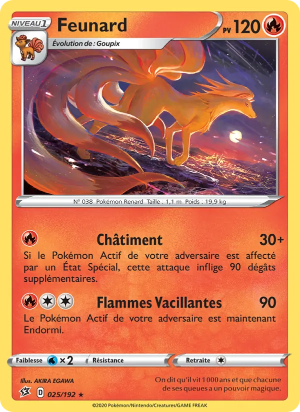 Carte Feunard de l'extension Clash des Rebelles, numéro 25/192