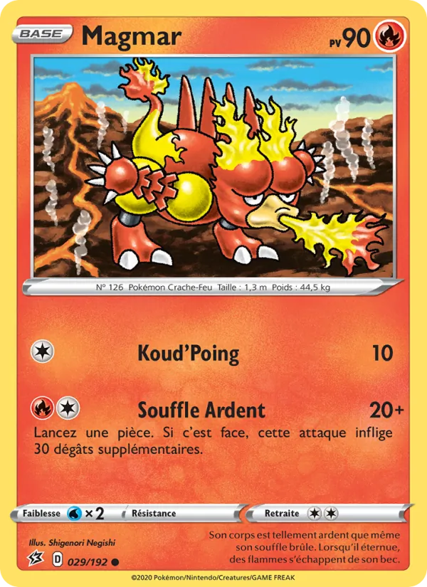 Carte Magmar de l'extension Clash des Rebelles, numéro 29/192