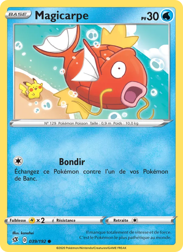 Carte Magicarpe de l'extension Clash des Rebelles, numéro 39/192