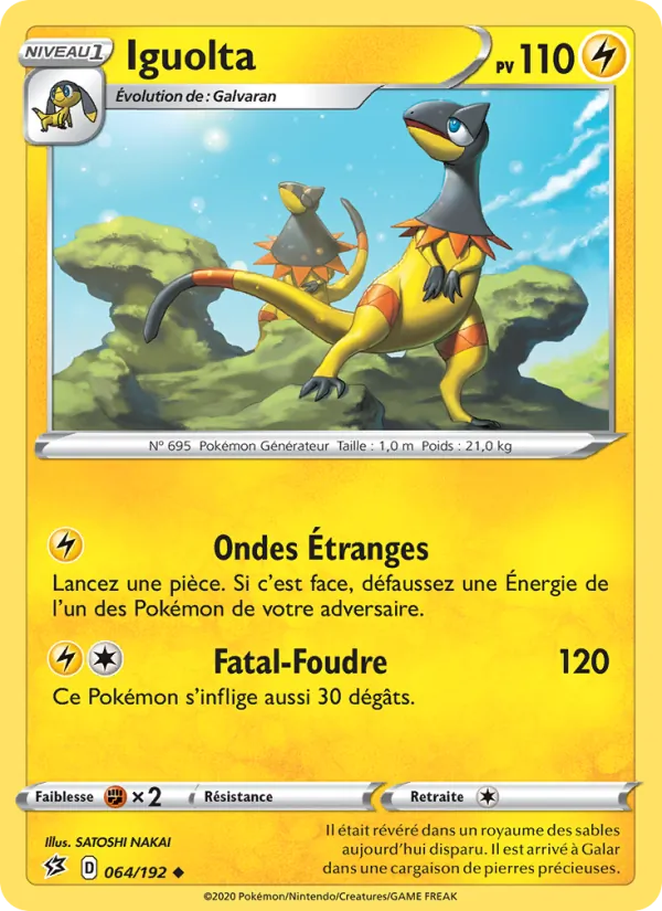 Carte Iguolta de l'extension Clash des Rebelles, numéro 64/192