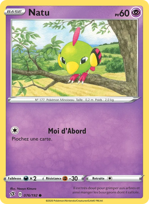 Carte Natu de l'extension Clash des Rebelles, numéro 76/192