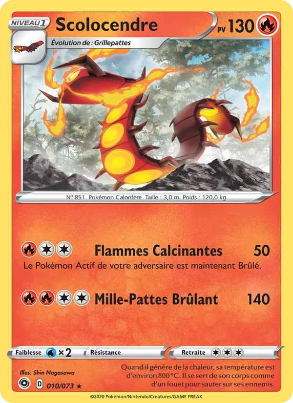 Carte Scolocendre de l'extension La Voie du Maître, numéro 10/73