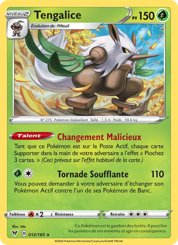 Carte Tengalice de l'extension Voltage Éclatant, numéro 12/185
