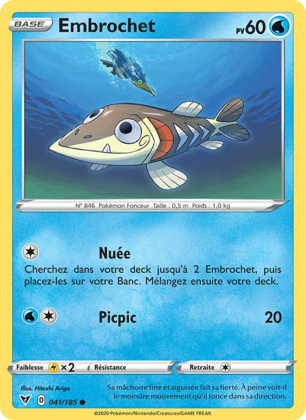 Carte Embrochet de l'extension Voltage Éclatant, numéro 41/185