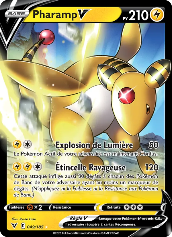 Carte Pharamp V de l'extension Voltage Éclatant, numéro 49/185