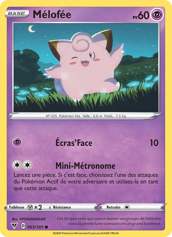 Carte Mélofée de l'extension Voltage Éclatant, numéro 63/185