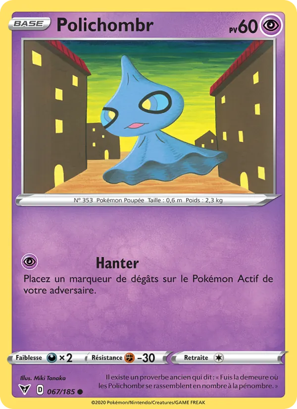Carte Polichombr de l'extension Voltage Éclatant, numéro 67/185