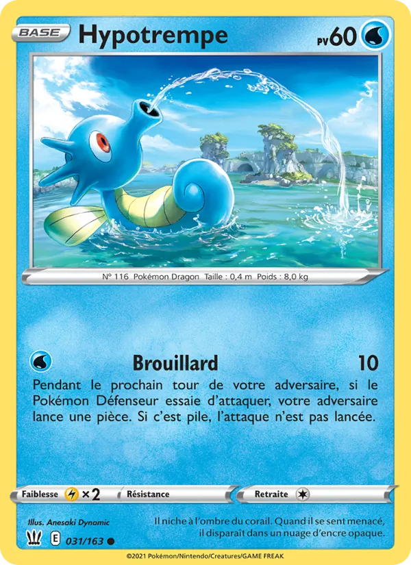 Carte Hypotrempe de l'extension Styles de combat, numéro 31/163