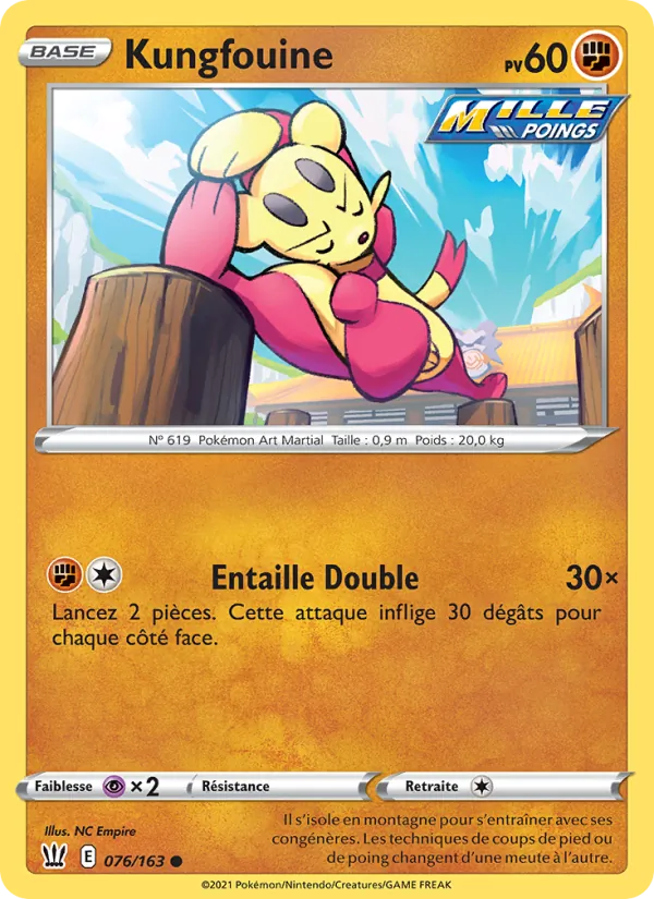 Carte Kungfouine de l'extension Styles de combat, numéro 76/163