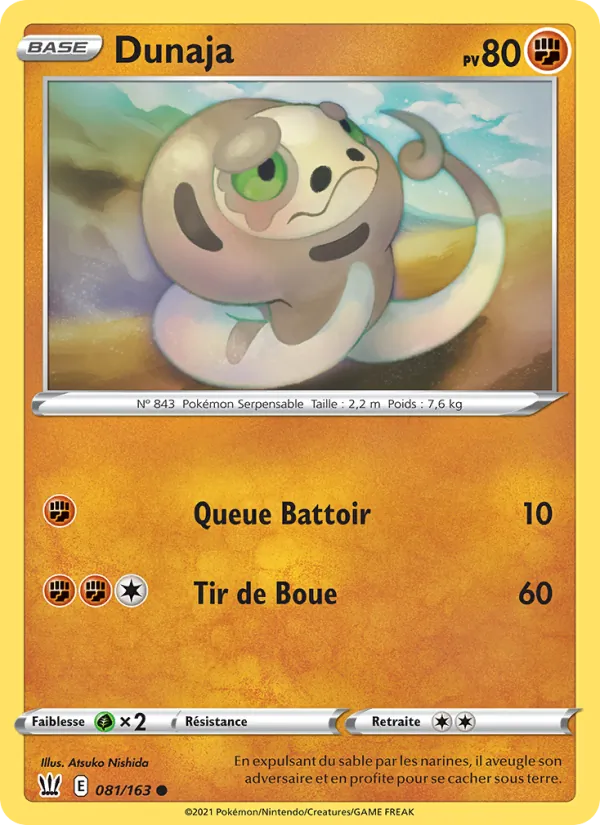 Carte Dunaja de l'extension Styles de combat, numéro 81/163
