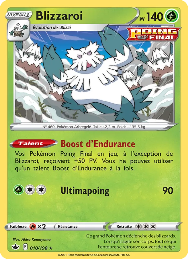 Carte Blizzaroi de l'extension Règne de Glace, numéro 10/198