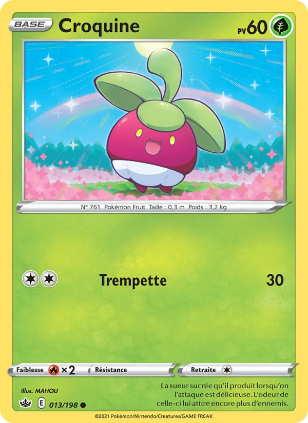 Carte Croquine de l'extension Règne de Glace, numéro 13/198