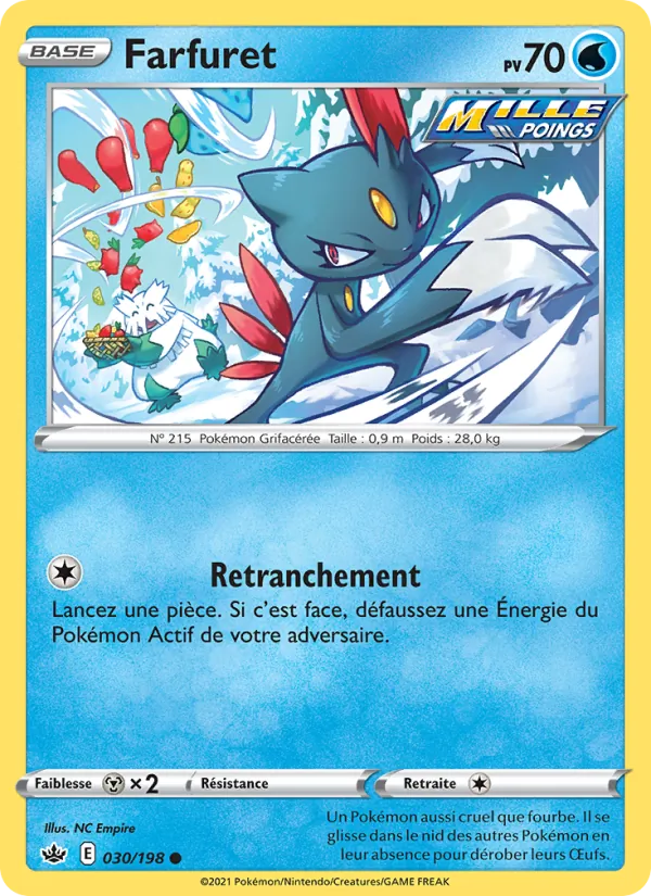 Carte Farfuret de l'extension Règne de Glace, numéro 30/198