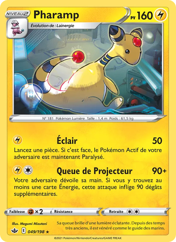Carte Pharamp de l'extension Règne de Glace, numéro 49/198