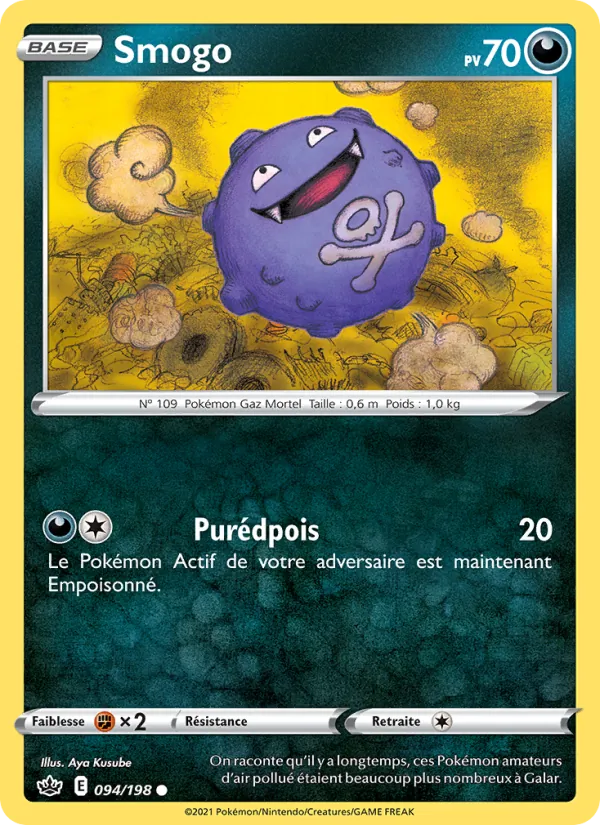 Carte Smogo de l'extension Règne de Glace, numéro 94/198