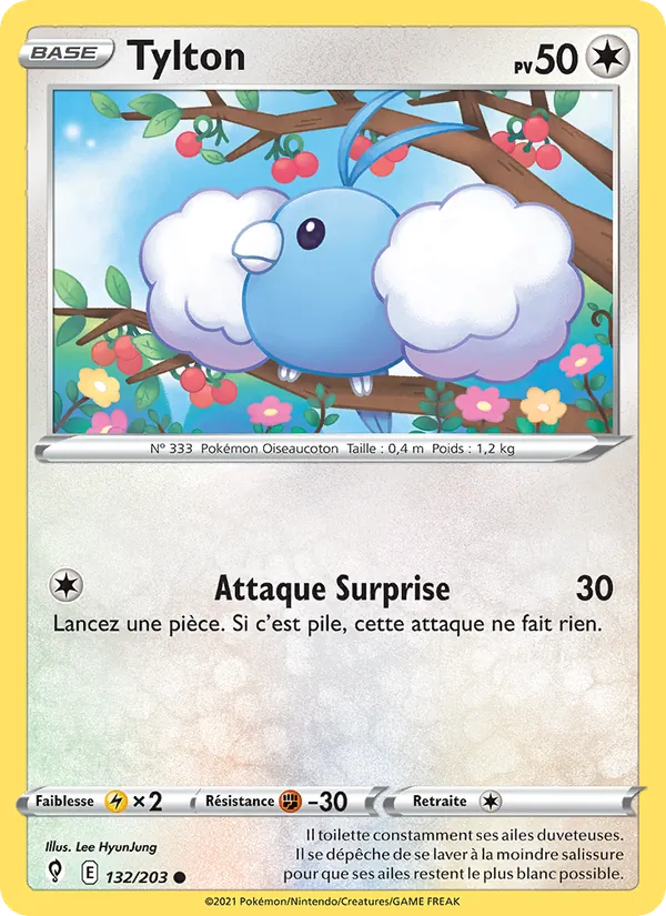 Carte Tylton de l'extension Évolution Céleste, numéro 132/203