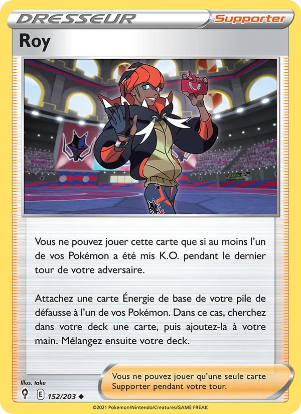 Carte Roy de l'extension Évolution Céleste, numéro 152/203
