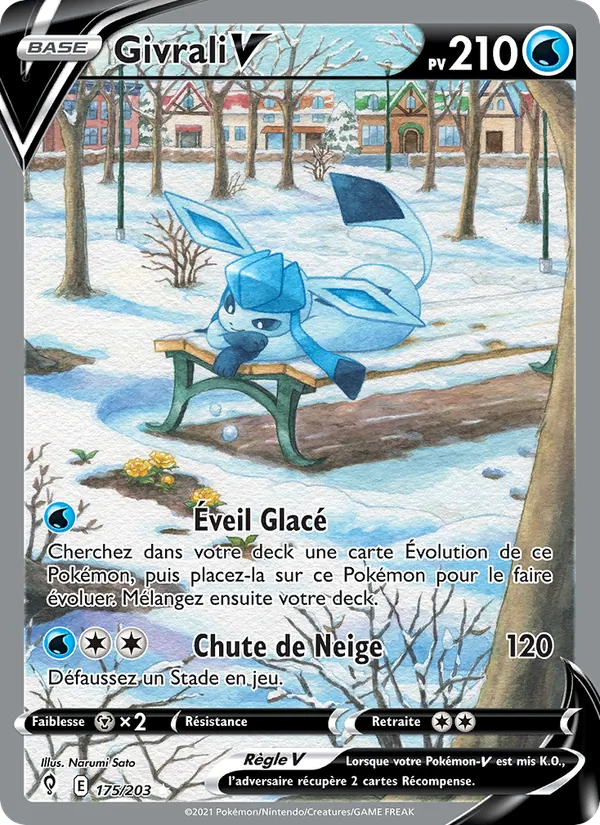 Carte Givrali V de l'extension Évolution Céleste, numéro 175/203