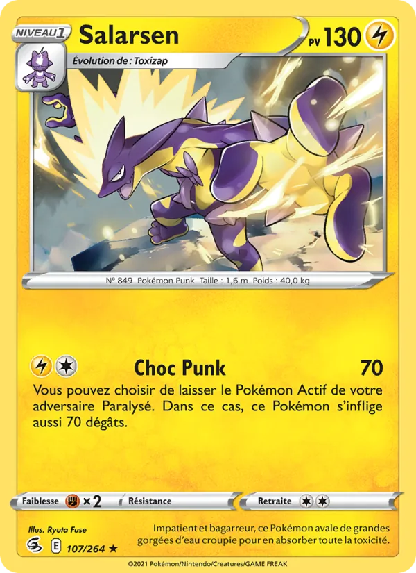 Carte Salarsen de l'extension Poing de Fusion, numéro 107/264