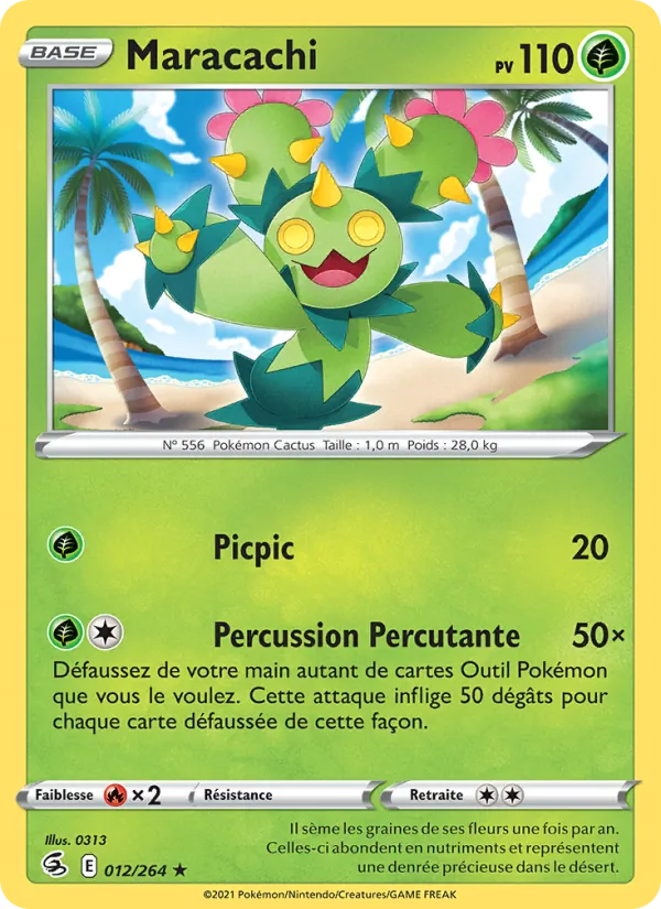 Carte Maracachi de l'extension Poing de Fusion, numéro 12/264