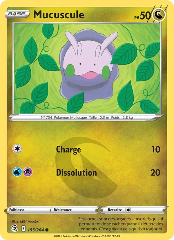 Carte Mucuscule de l'extension Poing de Fusion, numéro 195/264