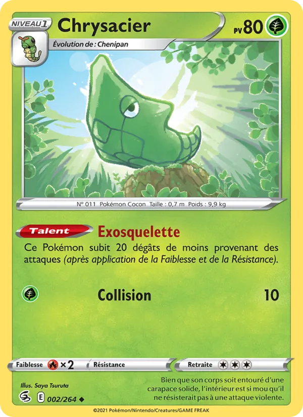Carte Chrysacier de l'extension Poing de Fusion, numéro 2/264