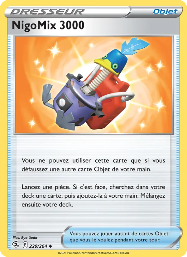 Carte NigoMix 3000 de l'extension Poing de Fusion, numéro 229/264