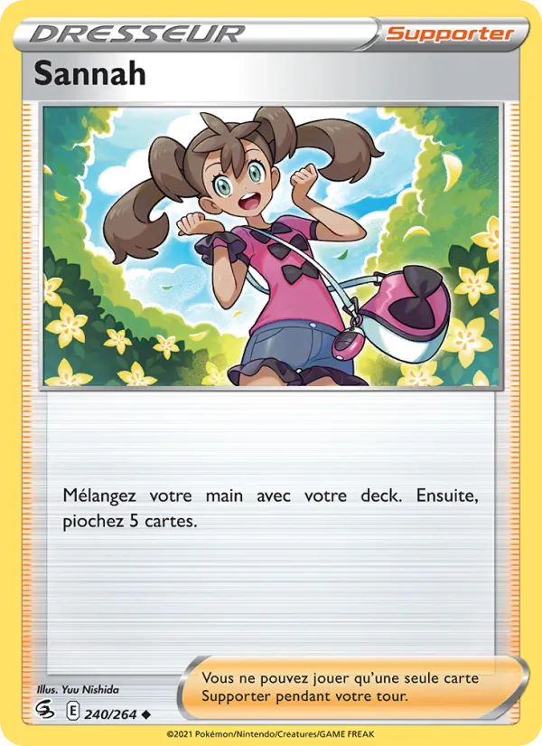 Carte Sannah de l'extension Poing de Fusion, numéro 240/264