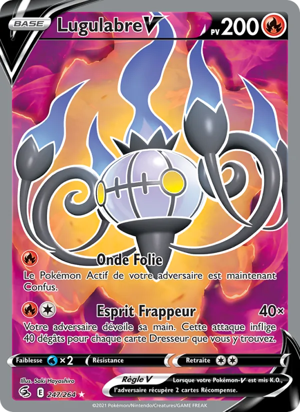 Carte Lugulabre V de l'extension Poing de Fusion, numéro 247/264