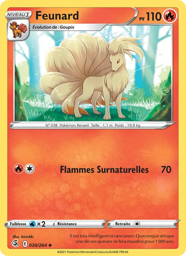 Carte Feunard de l'extension Poing de Fusion, numéro 30/264