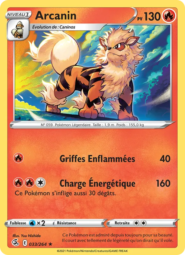 Carte Arcanin de l'extension Poing de Fusion, numéro 33/264