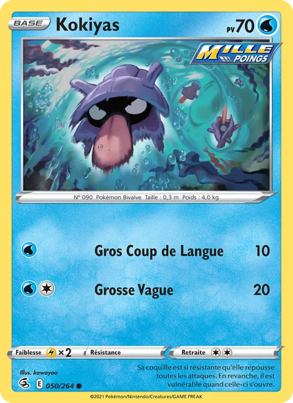 Carte Kokiyas de l'extension Poing de Fusion, numéro 50/264