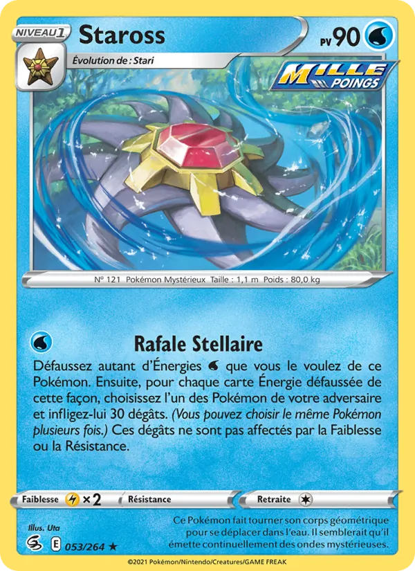 Carte Staross de l'extension Poing de Fusion, numéro 53/264